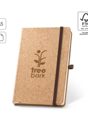 HAWKINS A5. Carnet de notes A5 en liège avec pages blanches