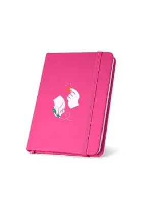 MEYER. Carnet de poche en PU à feuilles non-lignées – Rose