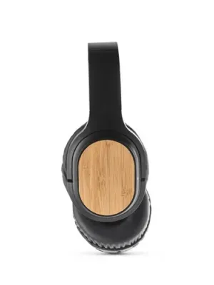 GOULD. Foldable wireless headphones with 4h battery life in bamboo and ABS