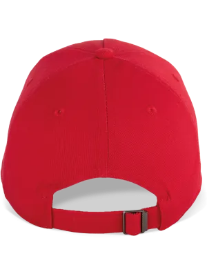 5-panel cotton cap with sandwich - K-up Gold Label – Classic Red / White