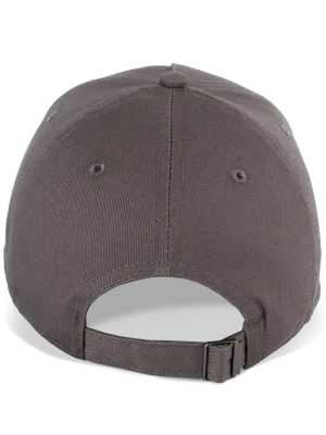 5-panel cotton cap with sandwich - K-up Gold Label – Magnet Grey / Black