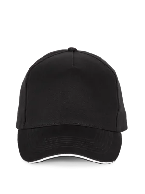 Gorra - 5 paneles – Black / White