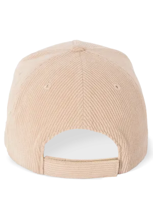 Gorra de 5 paneles de terciopelo – Sand
