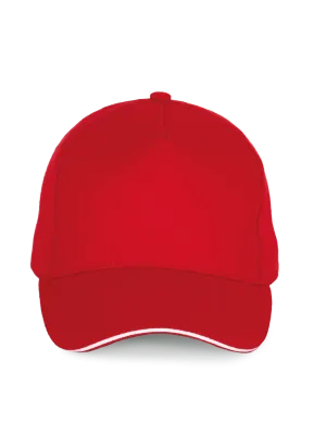 Gorra - 5 paneles – RED / WHITE