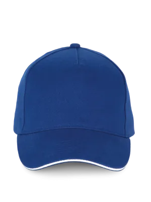 Gorra - 5 paneles – Royal Blue / White