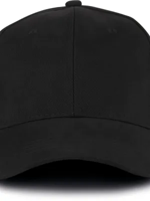 6 panels cap – Black