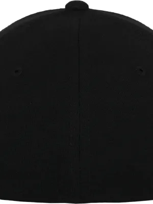 Gorra de 6 paneles de punto jersey – Black