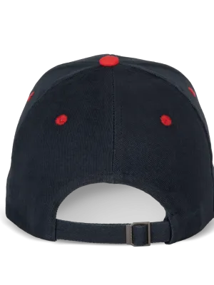 Casquette - 6 panneaux – Navy / Red