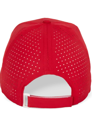 Perforated panel cap - 6 panels – Urban Red