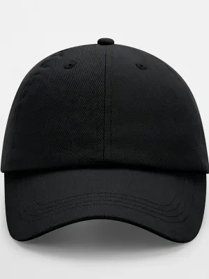 Low-profile 6-panel cap – Black