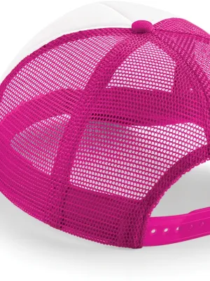 Gorra americana Vintage – Fuchsia / White