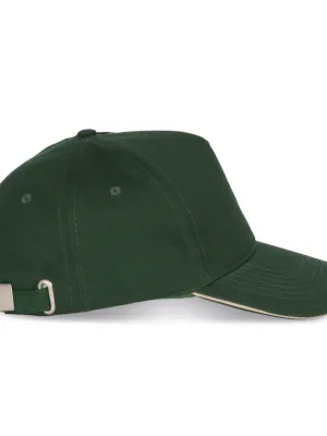 Gorra con sándwich en contraste - 5 paneles