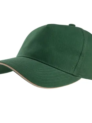 Gorra con sándwich en contraste - 5 paneles