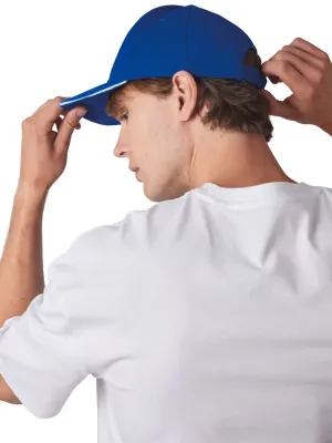 Baseball 6-panel cap with sandwich peak