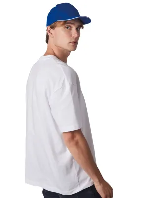 Baseball 6-panel cap with sandwich peak