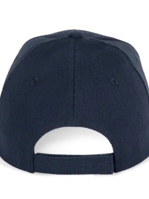 Baseball 6-panel cap with sandwich peak – Navy