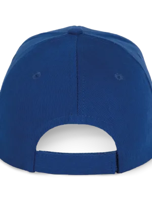 Baseball 6-panel cap with sandwich peak – Royal Blue / White