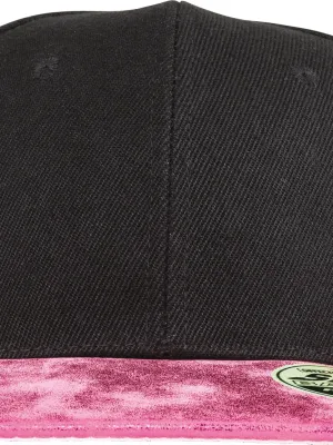 Bronx Glitter Cap – Black / Pink