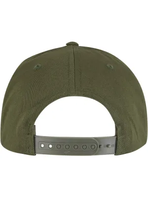 Gorra Classic 5 Panel Snapback – OLIVE / BLACK