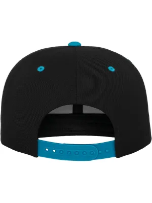 Casquette Classic snapback bicolore – BLACK / Teal