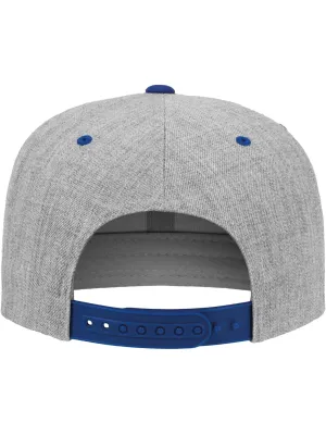 Casquette Classic snapback bicolore – HEATHER / ROYAL