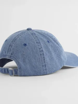 Denim cap – Mid blue
