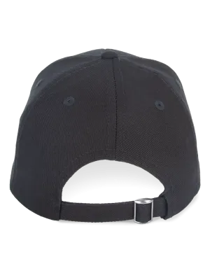 Gorra ecorresponsable de 6 paneles unisex – Black