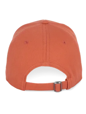 Gorra ecorresponsable de 6 paneles unisex – Burnt Brick