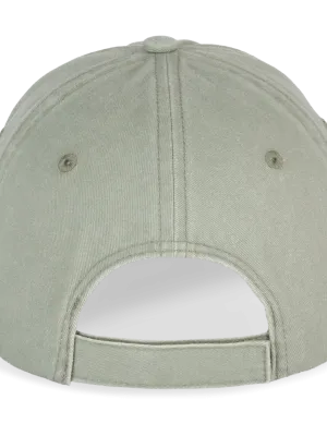 Gorra ecorresponsable desgastada unisex – Washed Almond Green