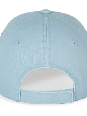 Gorra ecorresponsable desgastada unisex – Washed Aquamarine