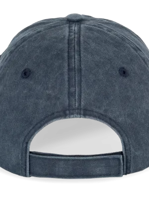 Gorra ecorresponsable desgastada unisex – Washed Navy Blue