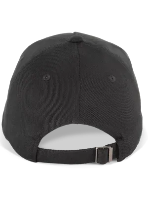 Gorra de algodón ecológico de 5 paneles - K-up Gold Label – Black