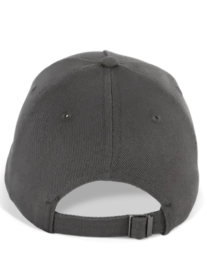 Gorra de algodón ecológico de 5 paneles - K-up Gold Label – Dark Grey