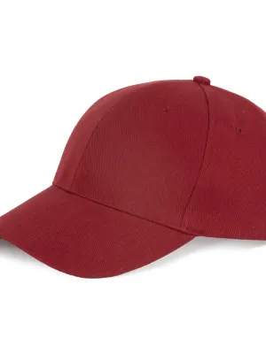 6 panel cap in organic cotton