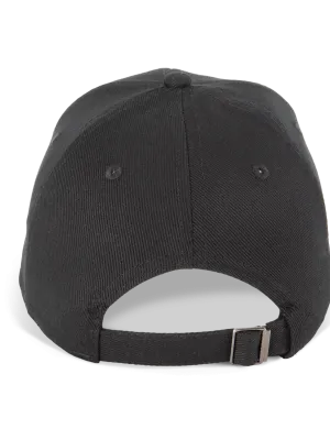 Organic cotton 6-panel cap - K-up Gold Label – Black