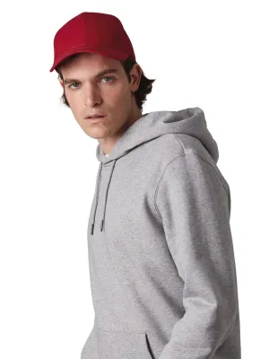 6 panel cap in organic cotton