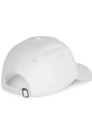 Gorra de algodón reciclado - 5 paneles – White