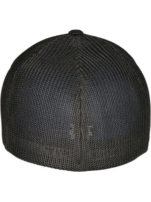 Recycled mesh Trucker cap – Black / Black
