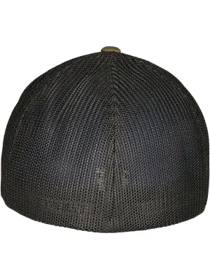 Recycled mesh Trucker cap – OLIVE / BLACK