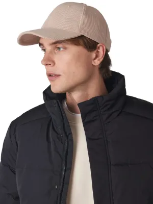 6-panel velvet cap