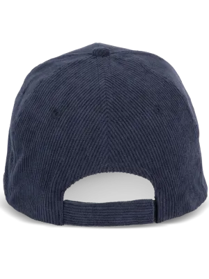 6-panel velvet cap – Minorca Navy