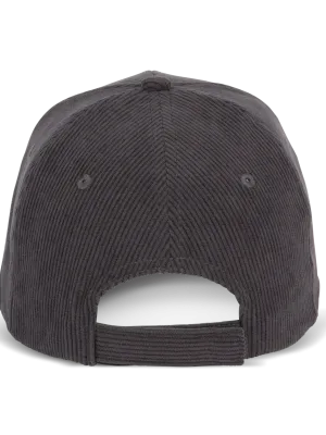 6-panel velvet cap – Shadow