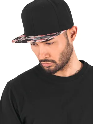 Casquette floral snapback