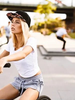 Casquette floral snapback