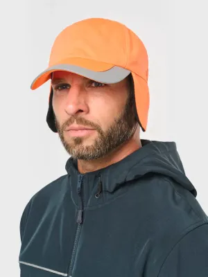 Gorra de invierno fluorescente de 6 paneles