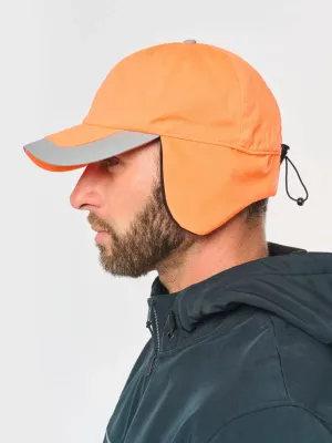 Gorra de invierno fluorescente de 6 paneles