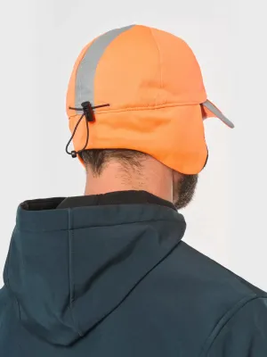 Gorra de invierno fluorescente de 6 paneles