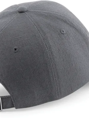 Casquette homme Pro-Style en coton brossé - 6 panneaux – Graphite Grey