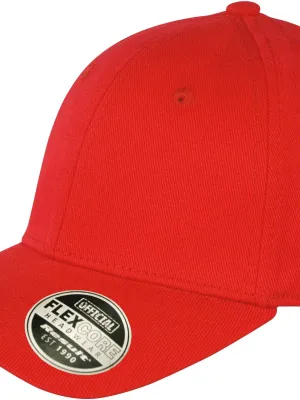 Kansas flex 6 panels cap – Red