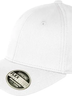 Kansas flex 6 panels cap – White